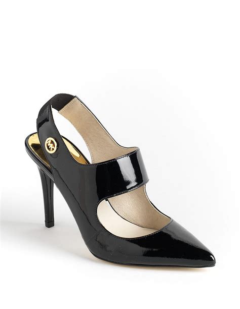 slingback pumps michael kors|michael kors low heeled pumps.